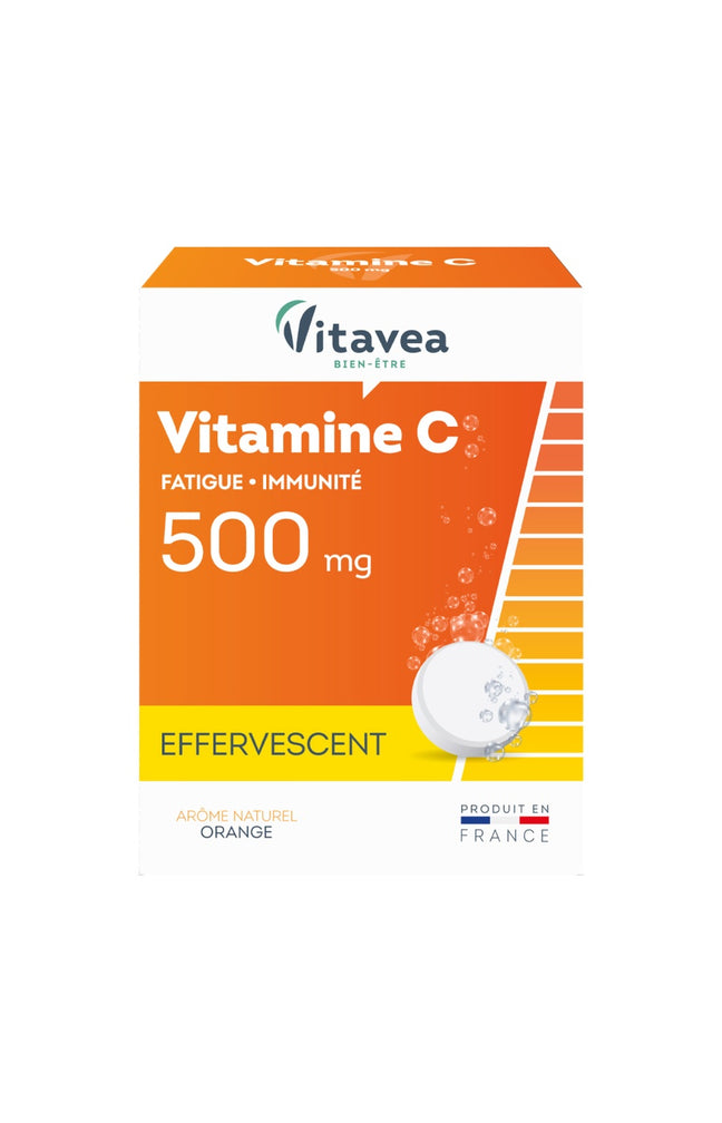 Cure Vitamine C 500 - Orange - Effervescent - 1 mois