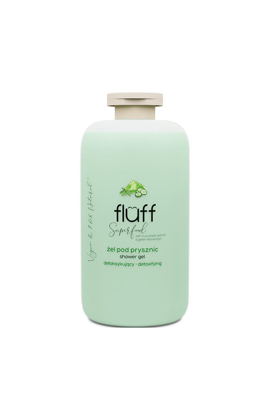 Gel douche détoxifiant - Concombre & thé vert - Corps - 500 ml
