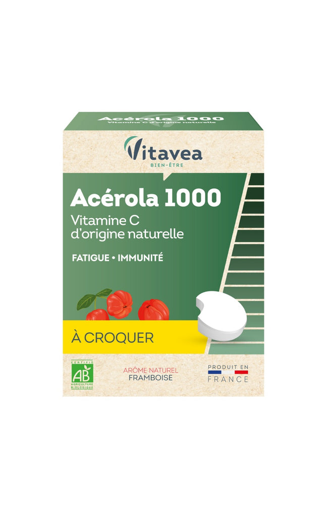 Vitamine C - Acérola bio - A croquer - 1 mois
