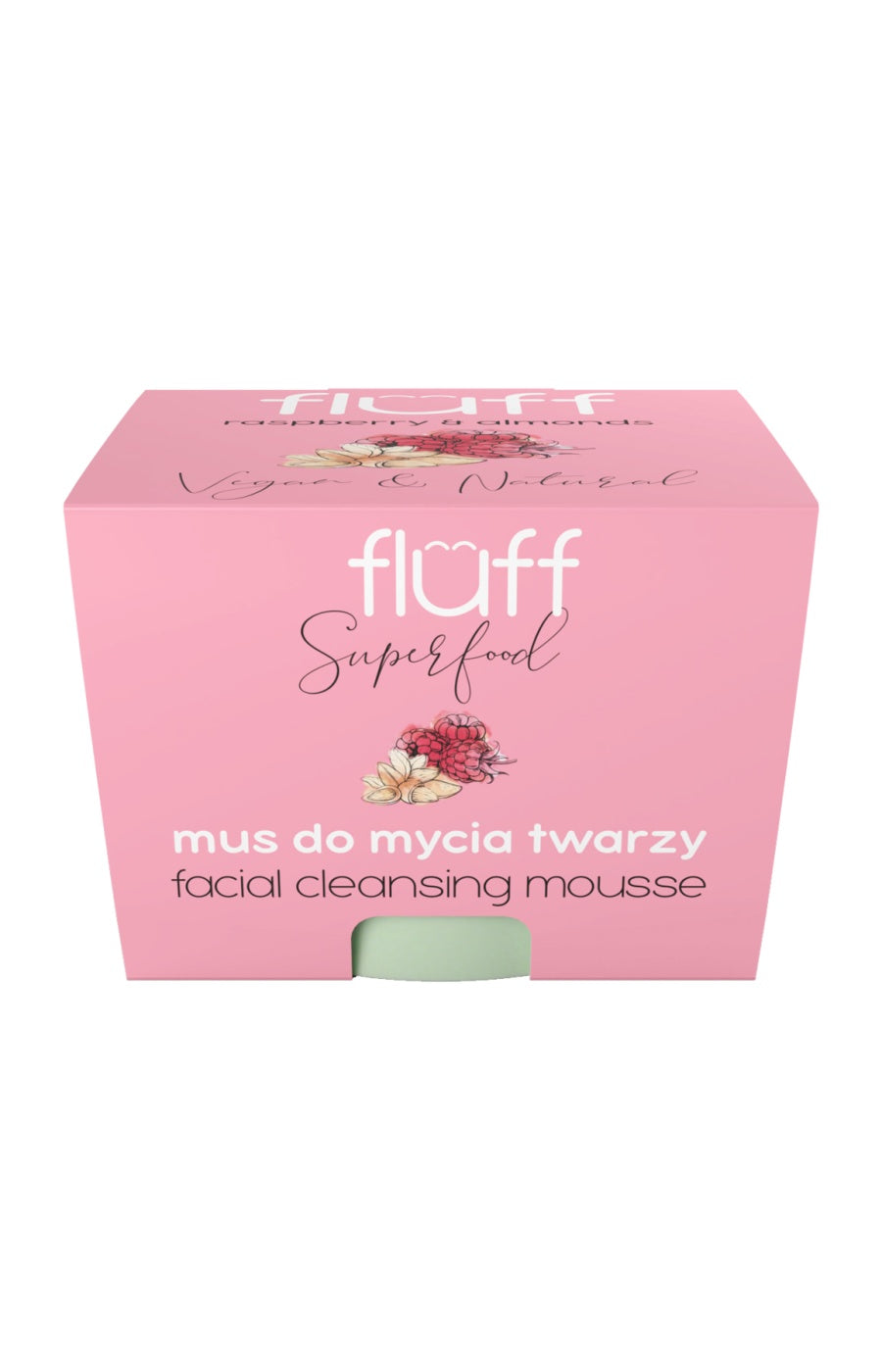 Mousse nettoyante - Framboise & amande - Visage