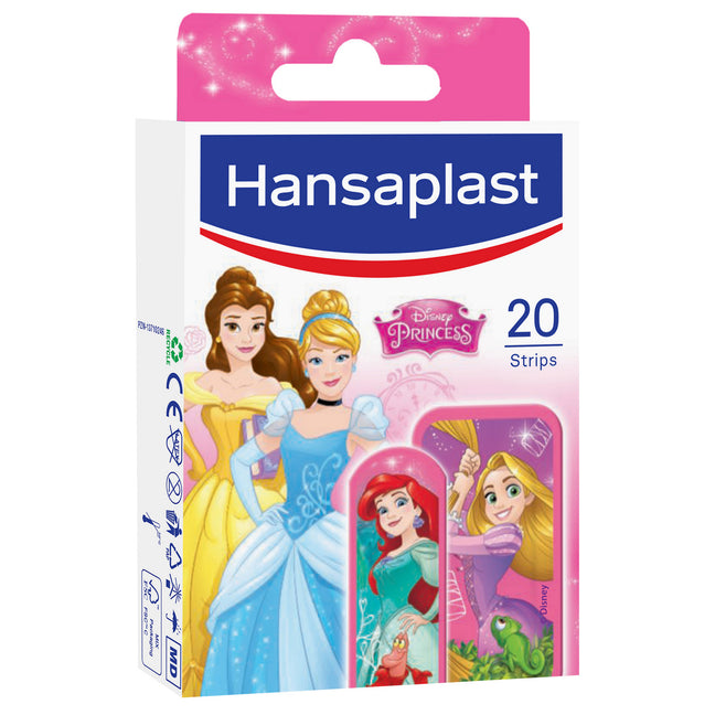 Pansements ultra-résistants - Princesses Disney - Enfant - 20 unités