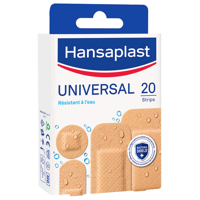 Pansements waterproof - Universal - 2 x 20 unités