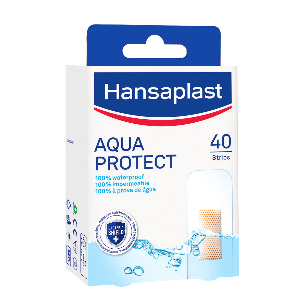Pansements waterproof ultra-adhésifs - Aqua Protect - 40 unités