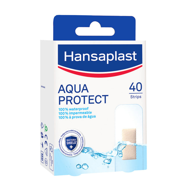 Pansements waterproof ultra-adhésifs - Aqua Protect - 2 x 40 unités