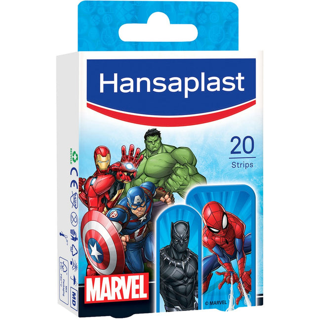 Pansements ultra-résistants - Marvel - Enfant - 20 unités