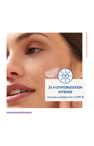 Crème de jour apaisant & hydratant 24h SPF 15 - Sensitive - Peaux sensibles