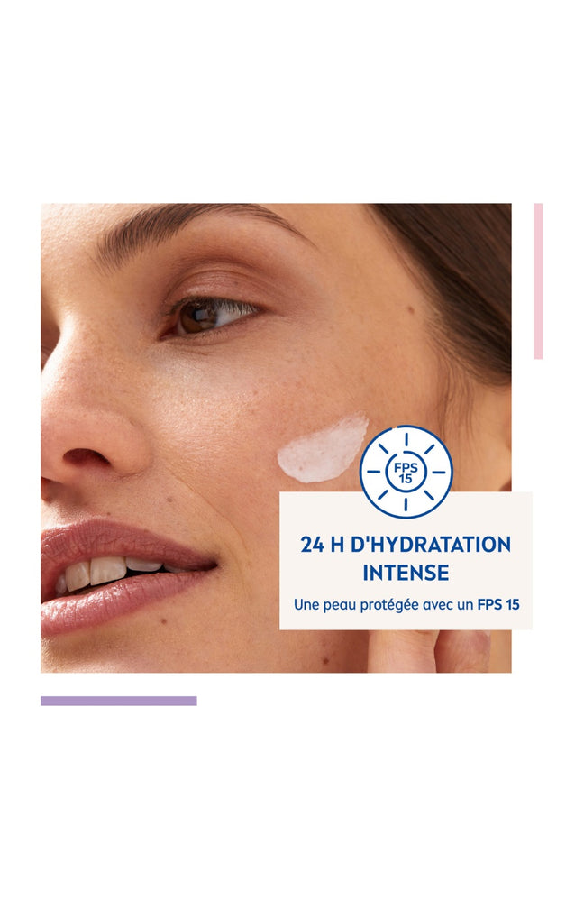 Crème de jour apaisant & hydratant 24h SPF 15 - Sensitive - Peaux sensibles