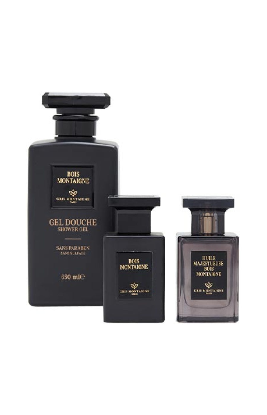 Coffret Bois Montaigne Extrait de parfum - Boisé - 3 produits