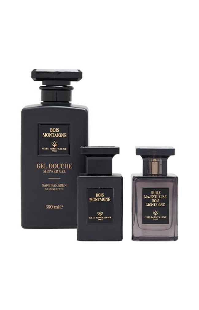Coffret Bois Montaigne Extrait de parfum - Boisé - 3 produits