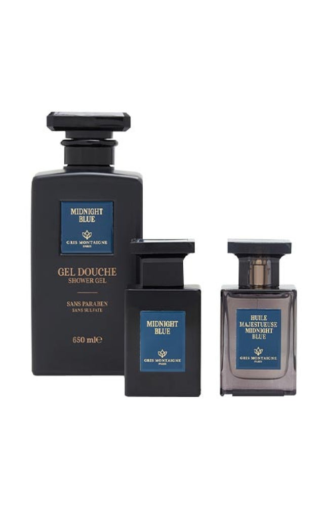 Coffret Midnight Blue Extrait de parfum - Aromatique - 3 produits