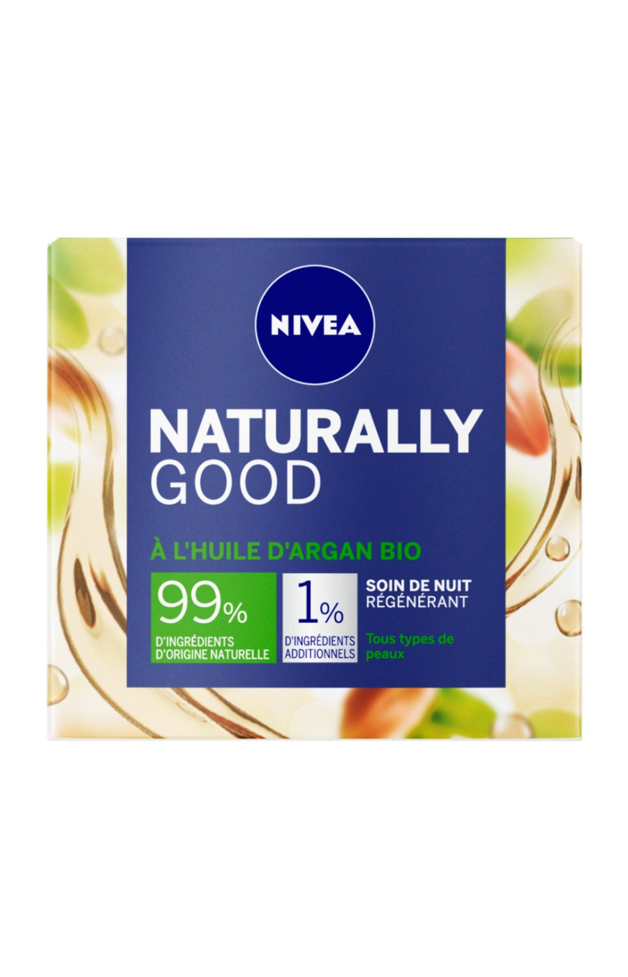 Crème de nuit régénérant à l'huile d'argan bio - Naturally Good