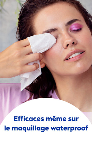 Lingettes démaquillantes fraîcheur - Peaux normales - 20 unités