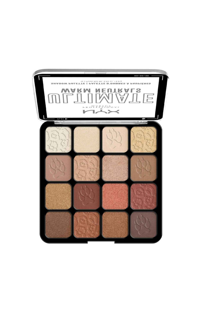 Palette de 16 ombres à paupières - Ultimate - Warm Neutrals