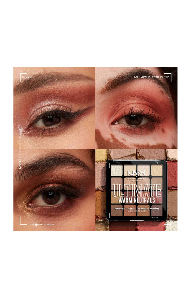 Palette de 16 ombres à paupières - Ultimate - Warm Neutrals