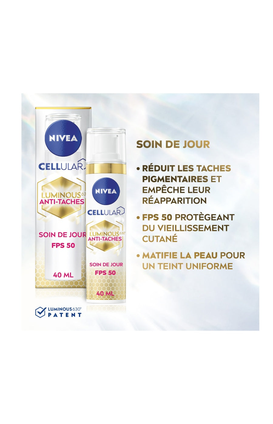Crème de jour protecteur anti-taches SPF 50 - Cellular Luminous