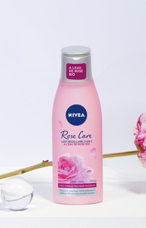 Lait micellaire démaquillant - Eau de rose bio - Rose Care