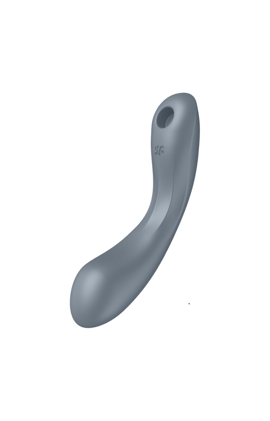 Stimulateur clitoridien 2-en-1 - Curvy Trinity 1 - Gris