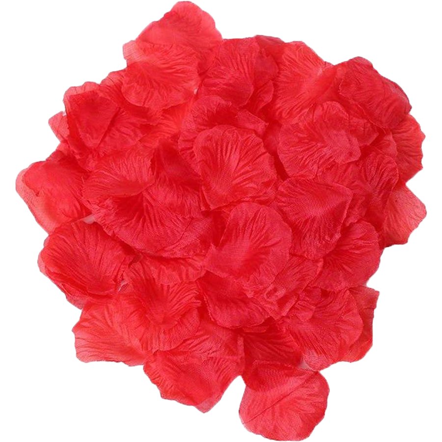 Pack de pétales de rose - Tissu de soie - 100 unités