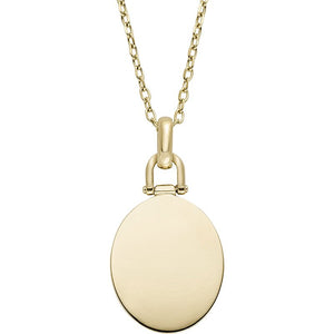 Collier - Acier inoxydable doré