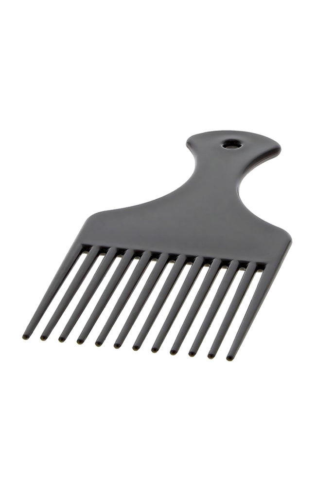 Peigne afro - Cheveux bouclés, frisés & crépus - Noir