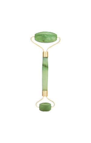 Roller de jade à double embout - Vert - Visage