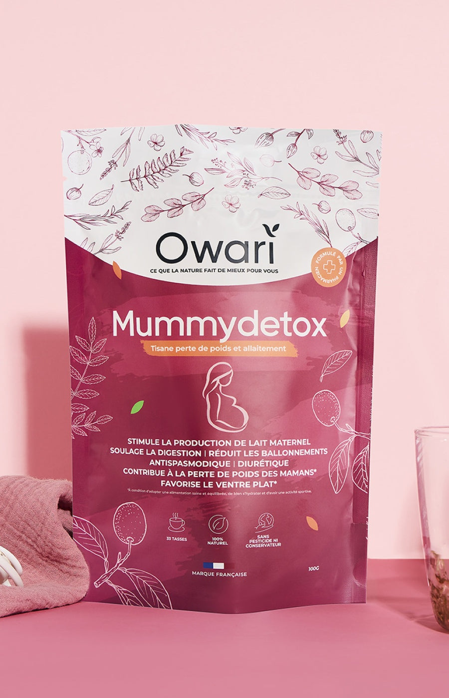 Tisane naturelle minceur - Mummy Detox - 15 jours
