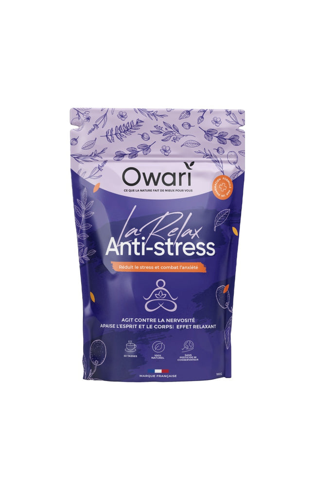 Infusion naturelle anti-stress - Relax - 15 jours