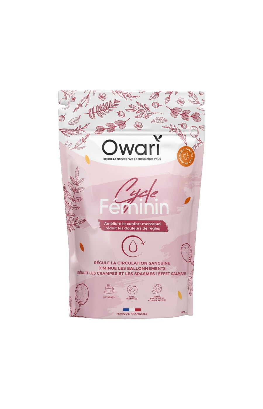 Infusion naturelle  - Cycle féminin - 1 mois
