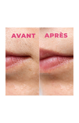 Bandes de cire froide naturelle - Fruits rouges - Visage - 20 unités