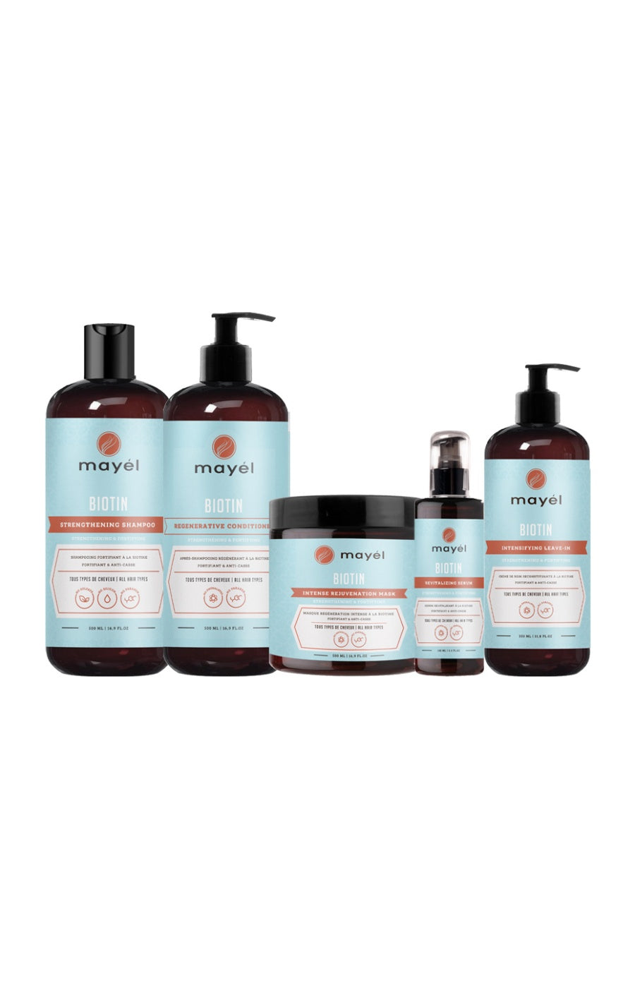 Programme fortifiant - Biotine - Cheveux - 5 produits
