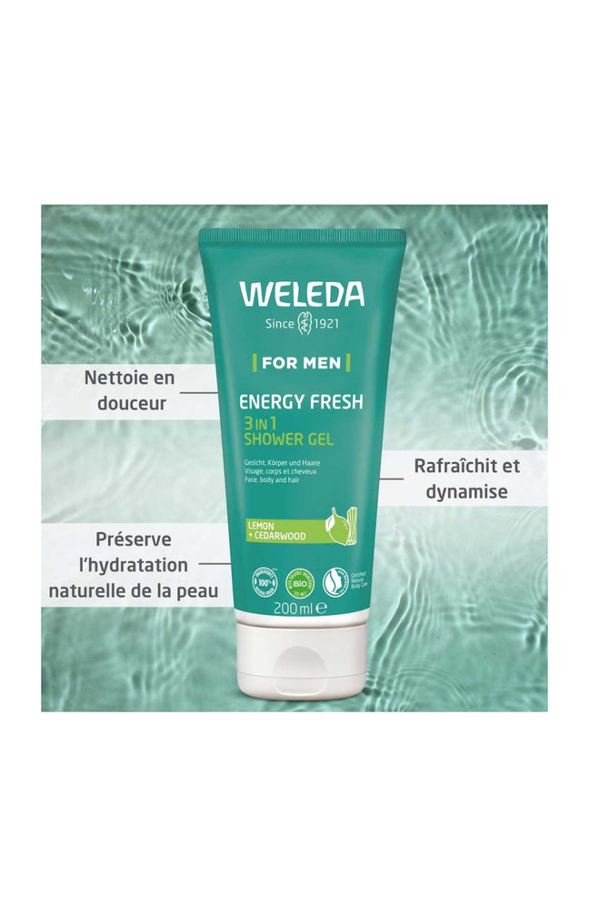 Gel douche 3-en-1 - Energy Fresh - Homme - 200 ml