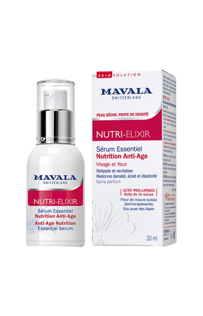 Sérum nourrissant & anti-âge - Nutri-Elixir - Peaux sèches - Visage - 30 ml