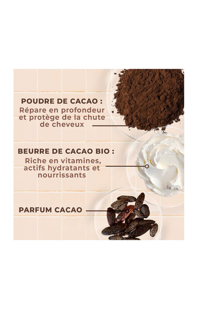 Lait coiffant - Beurre de cacao bio - Cheveux frisés à crépus - 200 ml