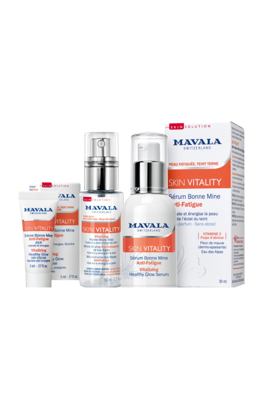 Coffret routine - Skin Vitality - Peaux fatiguées -  3 produits