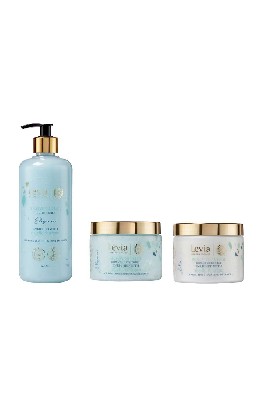 Routine soin & douche - Elegance - Corps - 3 produits