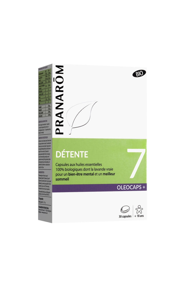 Capsules aux huiles essentielles bio - Détente - 30 capsules