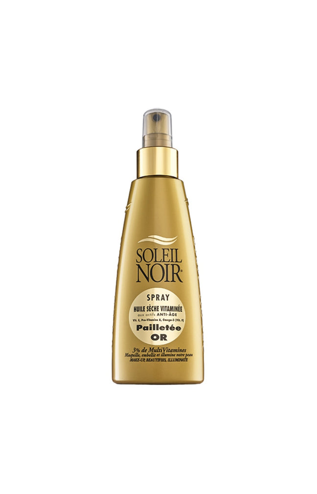 Spray huile sèche vitaminée - Pailleté or - 150 ml