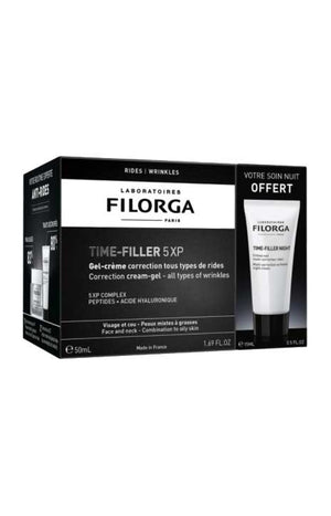 Coffret anti-rides gel-crème - Time Filler - Jour & nuit - Peaux matures - 2 produits