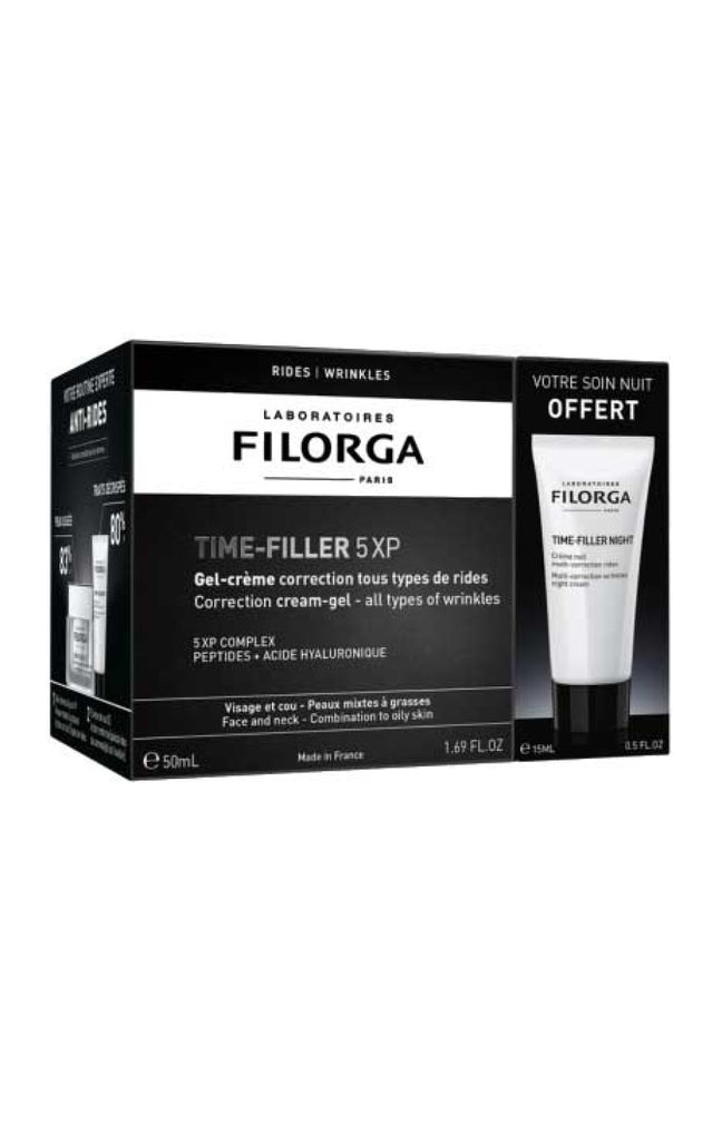 Coffret anti-rides gel-crème - Time Filler - Jour & nuit - Peaux matures - 2 produits