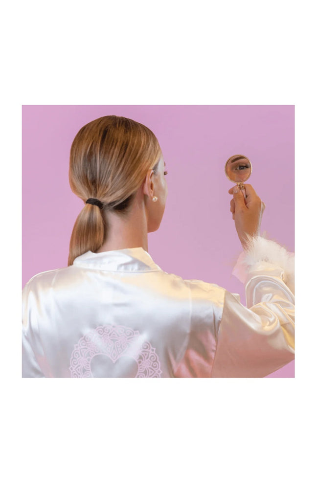 Miroir de poche - Rose