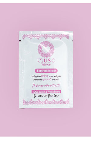 Lingettes naturelles - Musc blanc - 30 unités