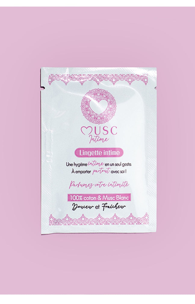 Lingettes naturelles - Musc blanc - 30 unités