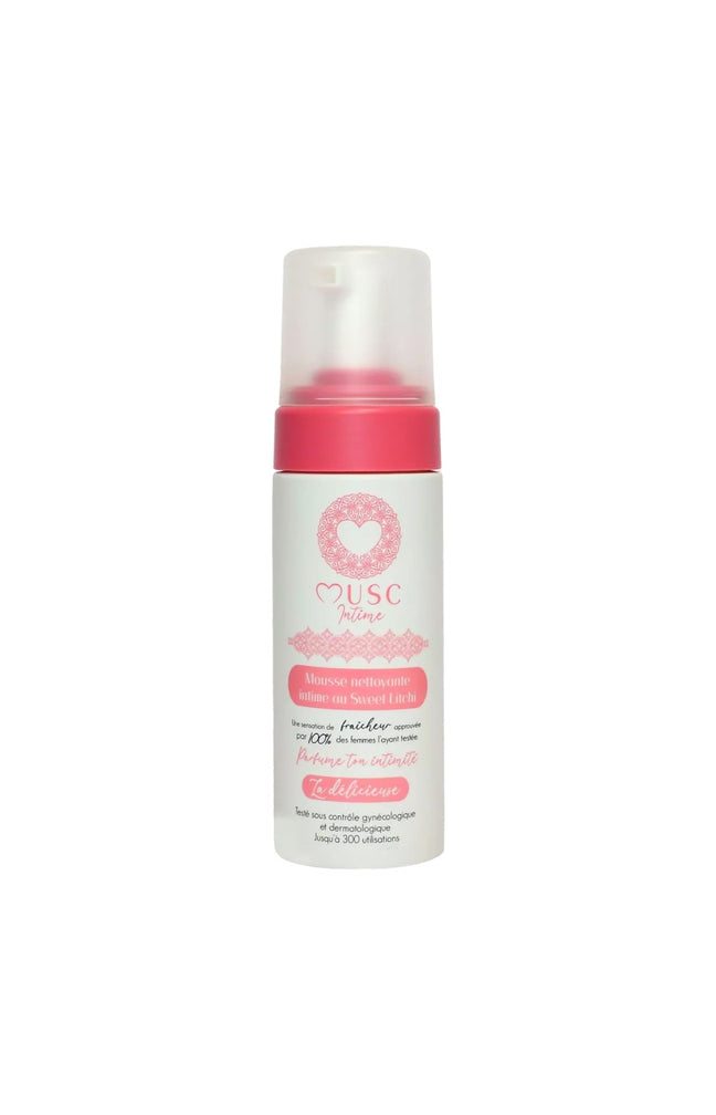 Mousse nettoyante intime - La Délicieuse - Litchi - 150 ml