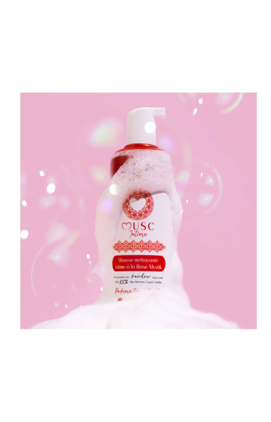 Mousse nettoyante intime - L'Envoûtante - Rose - 150 ml