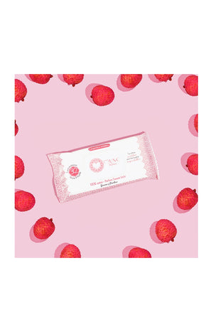 Lingettes intimes naturelles - La Délicieuse - Litchi - 30 unités
