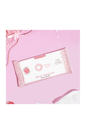 Lingettes intimes naturelles - La Délicieuse - Litchi - 30 unités