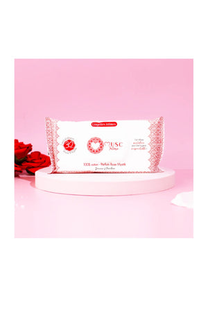 Lingettes intimes naturelles - L'Envoûtante - Rose - 30 unités