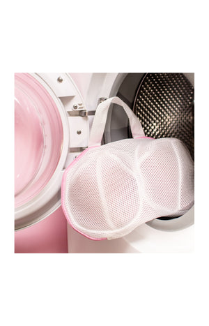 Sac de lavage pour sous-vêtements - Rose & blanc