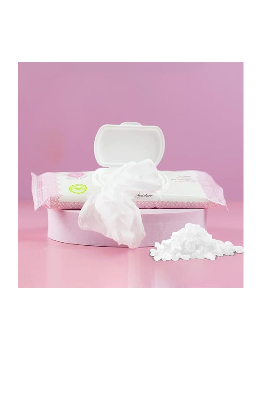 Lingettes intimes - L'Irrésistible - Musc blanc - 30 unités