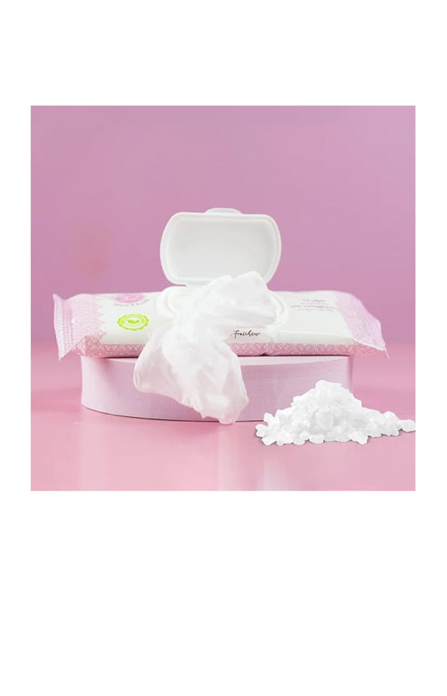 Lingettes intimes - L'Irrésistible - Musc blanc - 30 unités